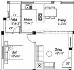 Krishna Nandhavanam (1BHK+1T (650 sq ft) 650 sq ft) Krishna Nandhavanam (1BHK+1T (650 sq ft) 650 sq ft)
