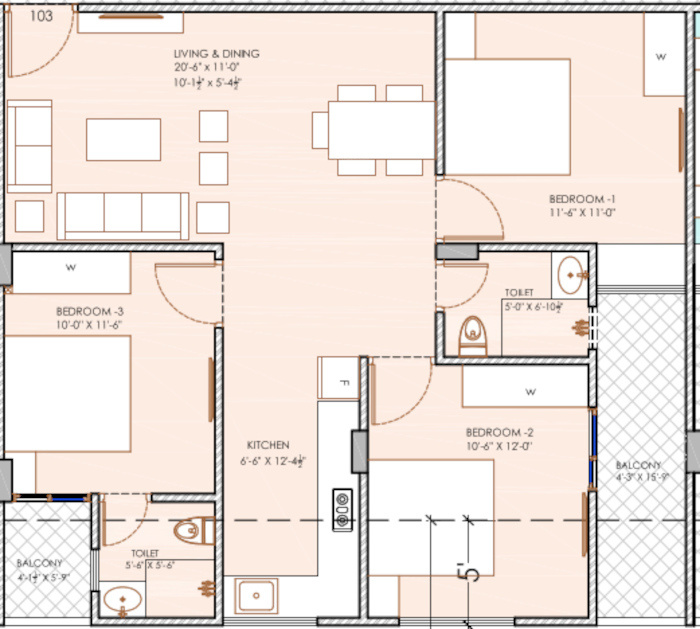  pashrvnath 4 Floor Plan Floor Plan
