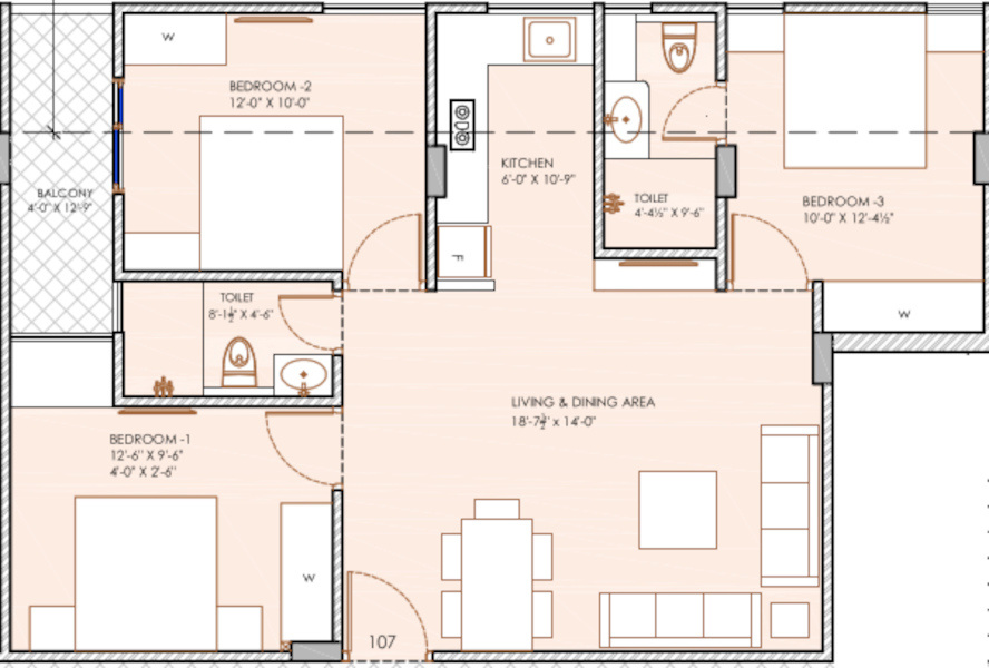  pashrvnath 4 Floor Plan Floor Plan