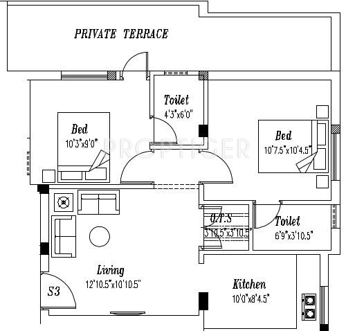 Krishna Nandhavanam (2BHK+2T (750 sq ft) 750 sq ft)