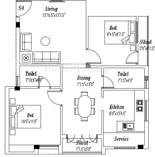 950-sq-ft-2bhk-two-storey-low-budget-house-and-free-plan-3-home-pictures