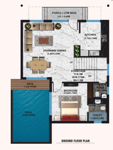 casa-de-fresco Floor Plan Ground Floor Plan