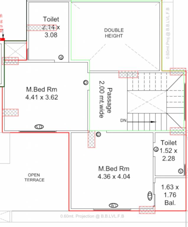 Upper Level Duplex Plan  anjani elegance Floor Plan Upper Level Duplex Plan