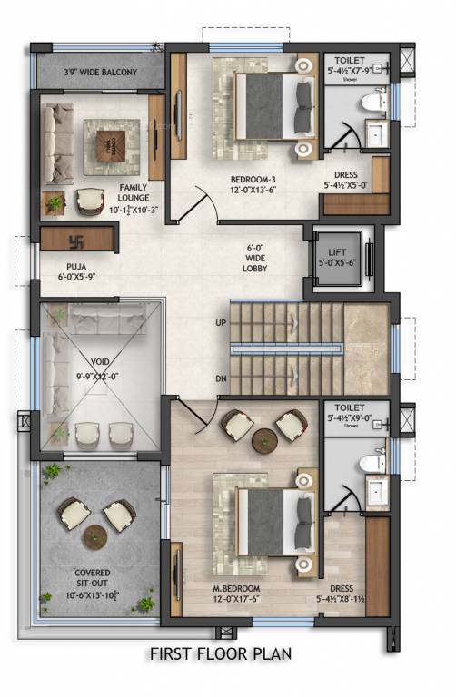  e infra la casa Floor Plan First Floor Plan