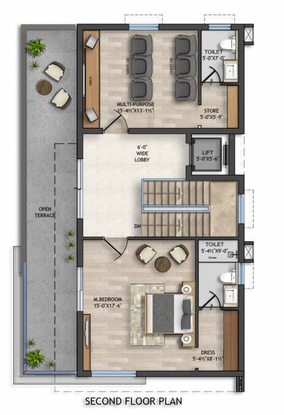  e-infra-la-casa Floor Plan Second Floor Plan