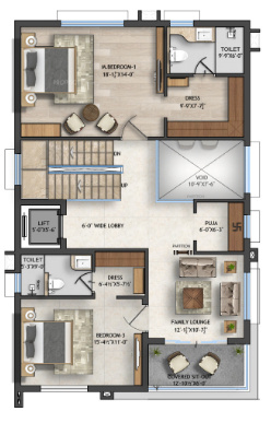  e infra la casa Floor Plan First Floor Plan