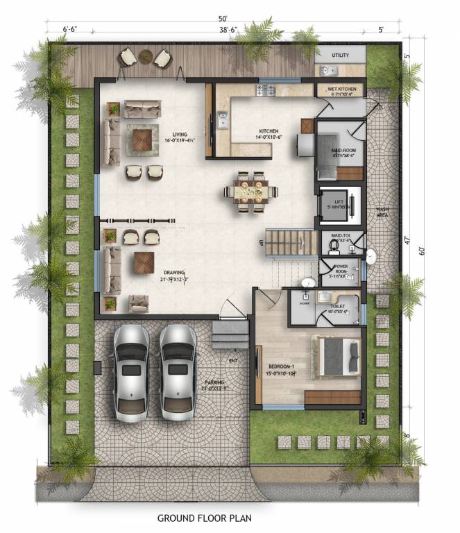  e infra la casa Floor Plan Ground Floor Plan