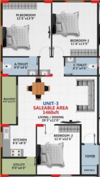  thulasi-classic Floor Plan Floor Plan