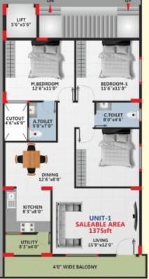  thulasi-classic Floor Plan Floor Plan