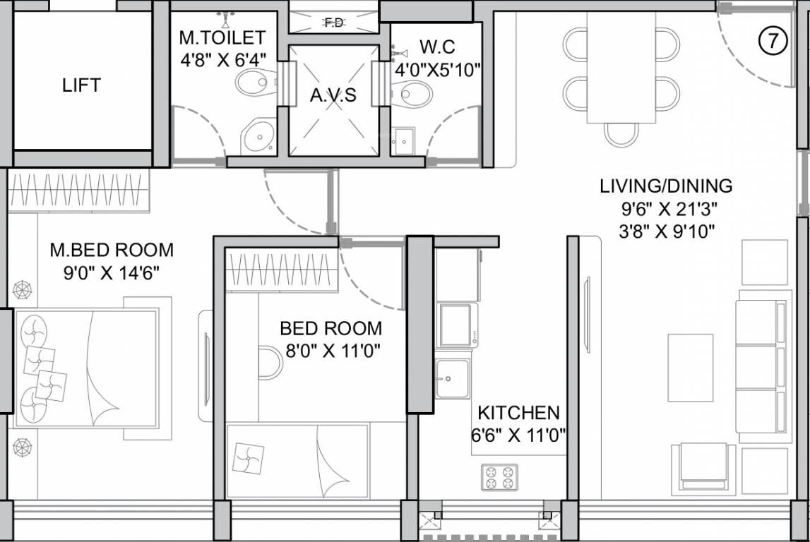 Floor Plan forty three east Floor Plan Floor Plan