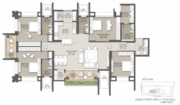  shreeji-floating-villas Floor Plan Floor Plan