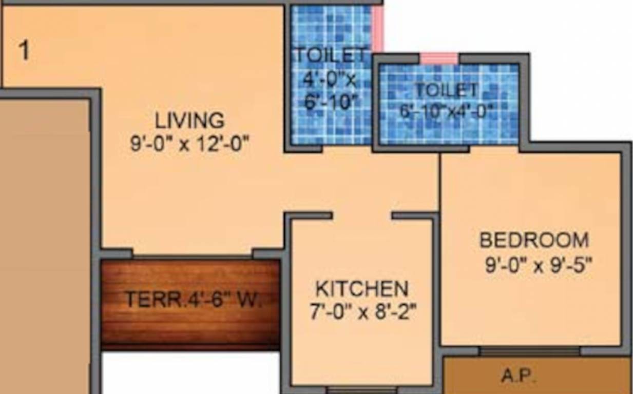 Floor Plan vedant millenia happiness phase ii wing c Floor Plan Floor Plan