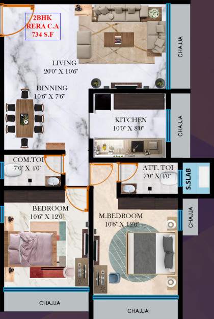  komal kounteya chsl Floor Plan Floor Plan
