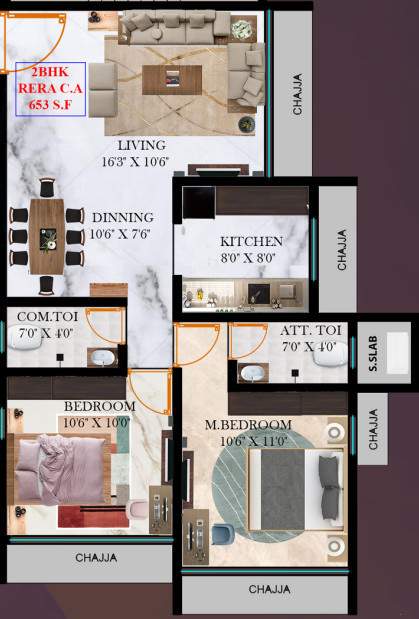  komal kounteya chsl Floor Plan Floor Plan
