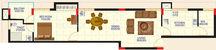 Artech Alliance (1BHK+1T (900 sq ft) 900 sq ft) Artech Alliance (1BHK+1T (900 sq ft) 900 sq ft)