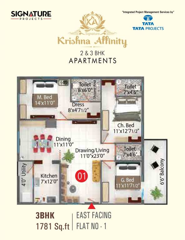  krishna affinity Floor Plan Floor Plan
