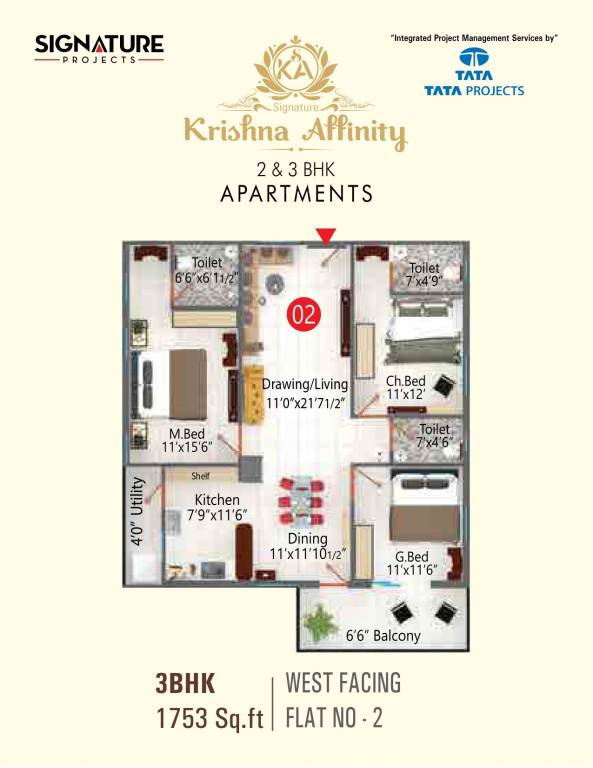  krishna affinity Floor Plan Floor Plan