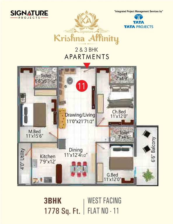  krishna affinity Floor Plan Floor Plan