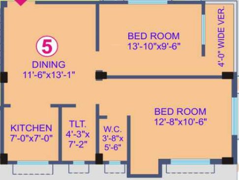  vinayak tower Floor Plan Floor Plan
