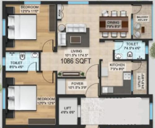  mahalakshmi-enclave Floor Plan Floor Plan