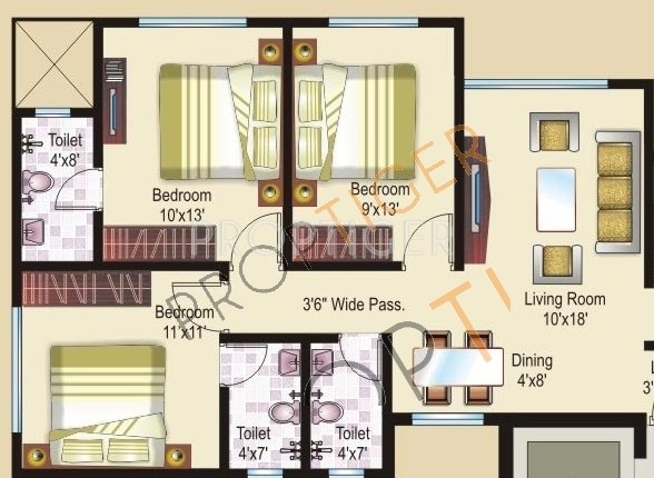 1100 Square Foot Floor Plan 1100-square-foot-floor-plan