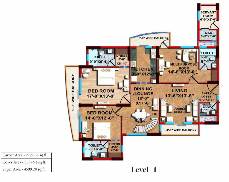  ontario r3 Floor Plan Lower Level Duplex Plan