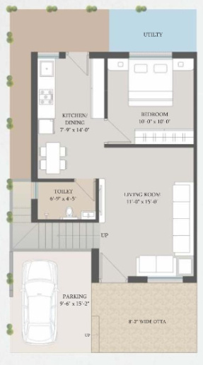  shivam-villa Floor Plan Ground Floor Plan