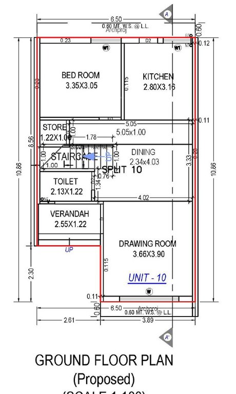  neelkanth villa Floor Plan Ground Floor Plan