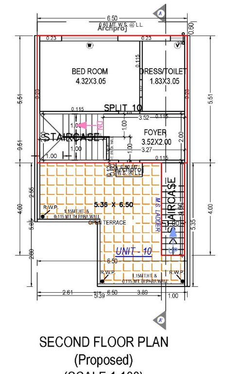  neelkanth villa Floor Plan Second Floor Plan