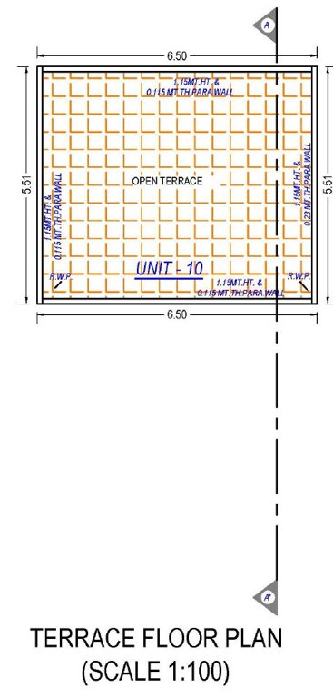  neelkanth villa Floor Plan Terrace Floor Plan