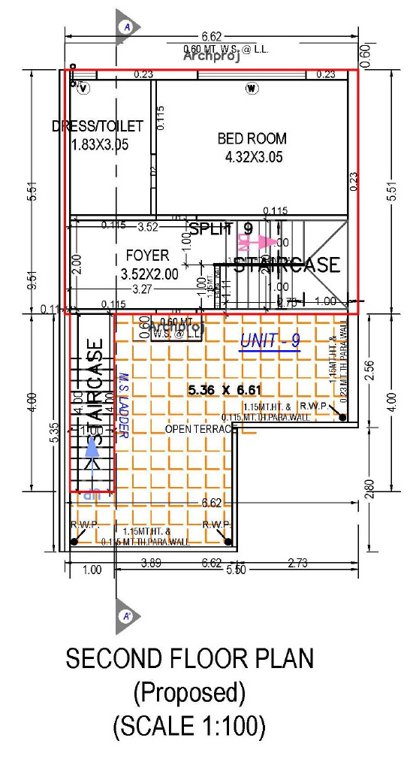  neelkanth villa Floor Plan Second Floor Plan