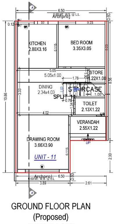  neelkanth villa Floor Plan Ground Floor Plan