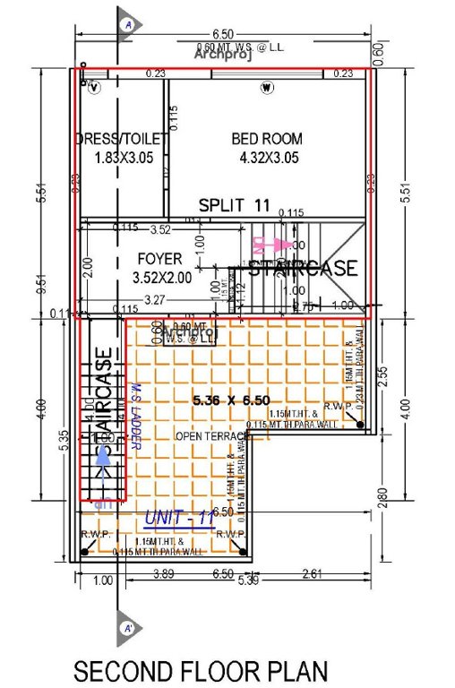  neelkanth villa Floor Plan Second Floor Plan