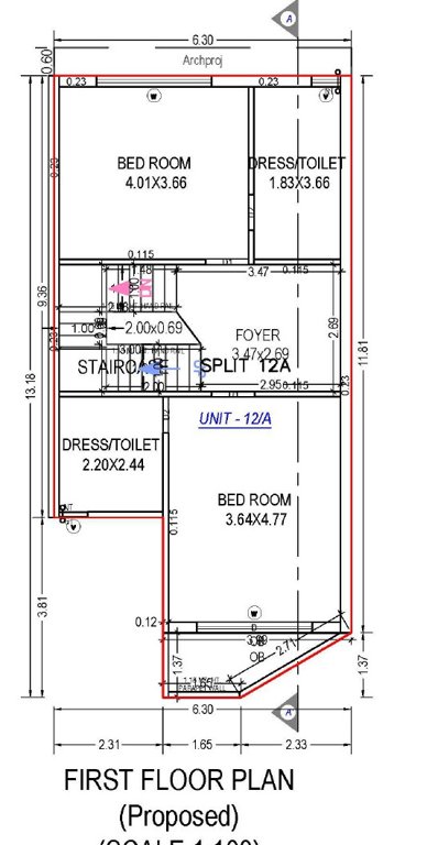  neelkanth villa Floor Plan First Floor Plan