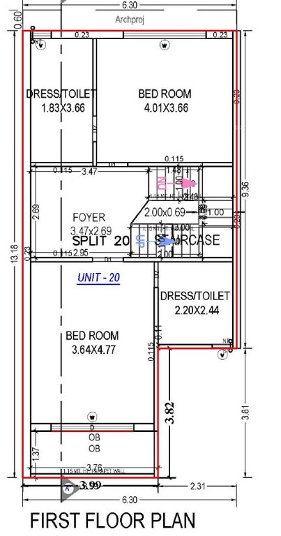  neelkanth villa Floor Plan First Floor Plan