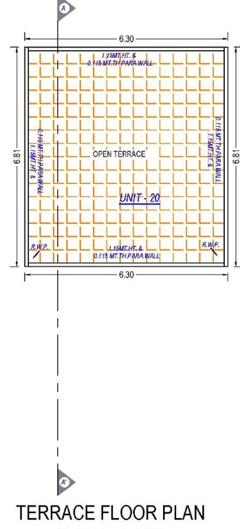  neelkanth villa Floor Plan Terrace Floor Plan