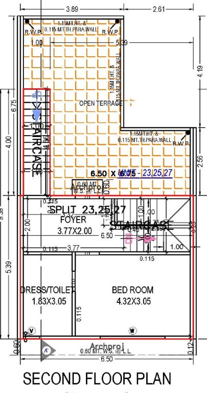  neelkanth villa Floor Plan Second Floor Plan