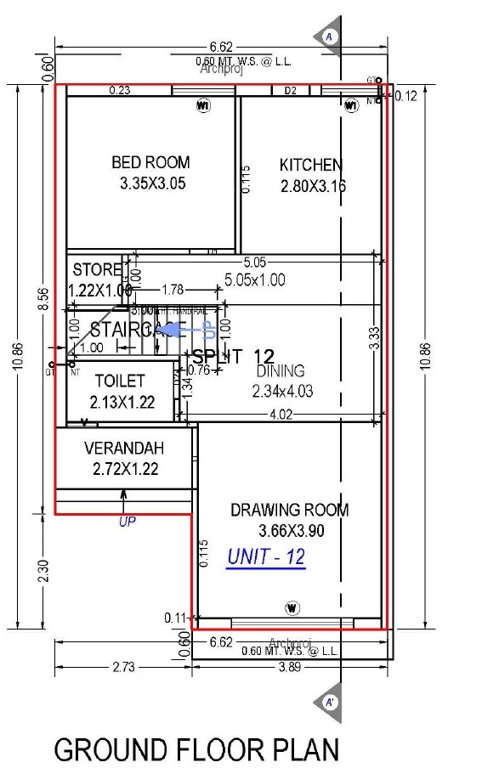  neelkanth villa Floor Plan Ground Floor Plan