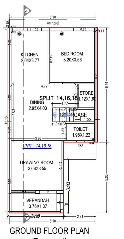  neelkanth villa Floor Plan Ground Floor Plan