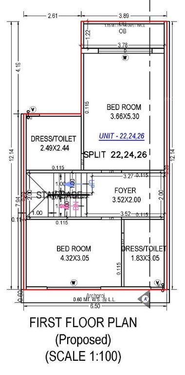  neelkanth villa Floor Plan First Floor Plan