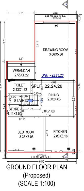  neelkanth villa Floor Plan Ground Floor Plan