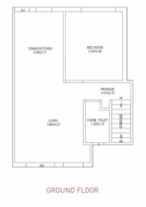 villas ii Floor Plan Ground Floor Plan
