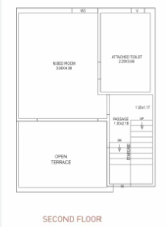 villas ii Floor Plan Second Floor Plan