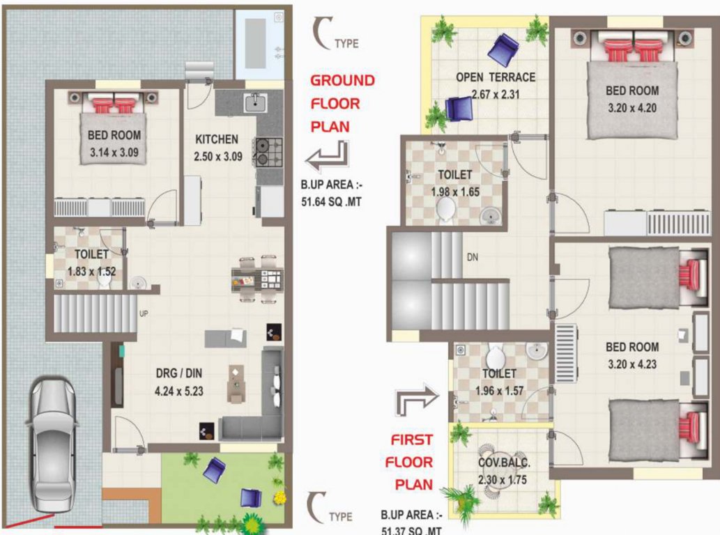  bunglows phase 2 Floor Plan Floor Plan