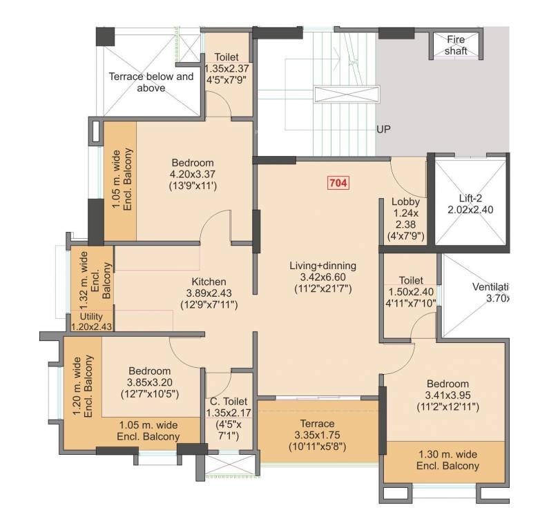  shree venktesh viom Floor Plan Floor Plan