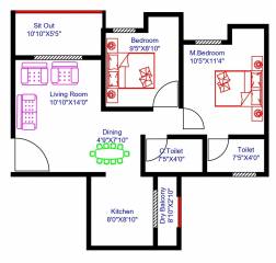 Floor Plan  nyati-exuberance Floor Plan Floor Plan