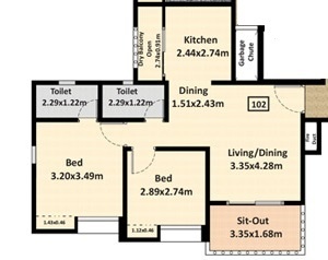 Floor Plan  nyati-exuberance Floor Plan Floor Plan