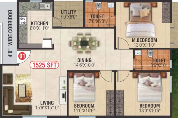  sri-sai-white-lotus Floor Plan Floor Plan