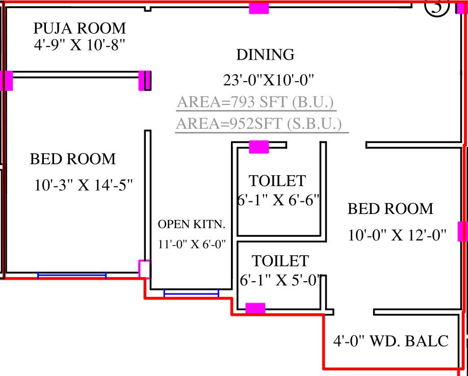  housing complex Floor Plan Floor Plan
