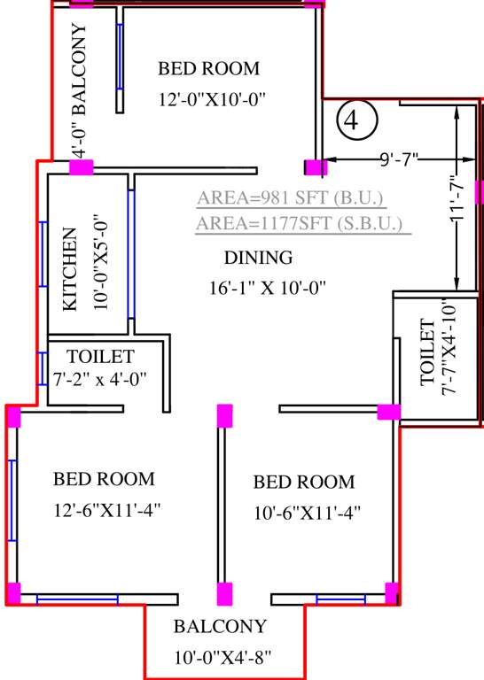  housing complex Floor Plan Floor Plan